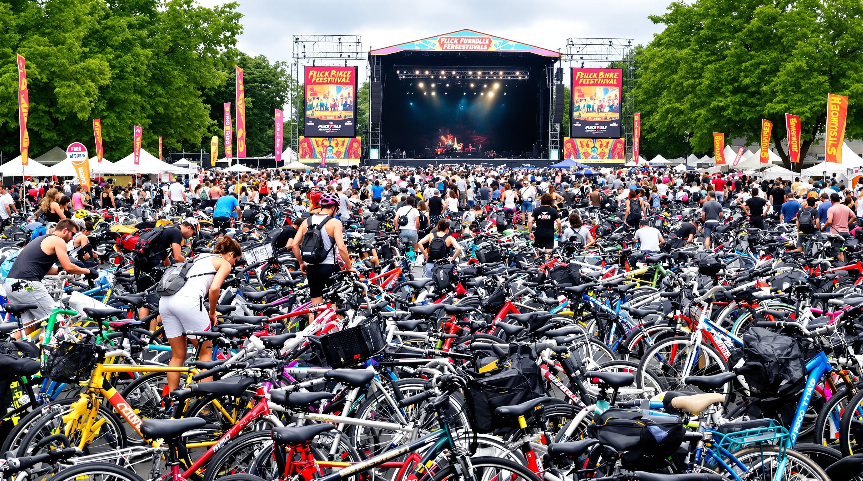 Festival Bike Parking Area